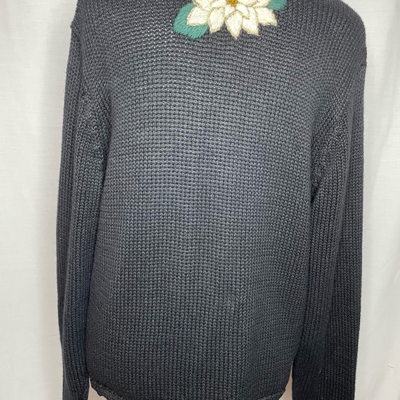 Béchamel Holiday Poinsettia Cardigan -Size PL - Picture 5 of 6